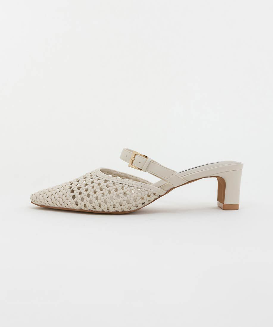  「メッシュストラップミュールパンプス」|パンプス|