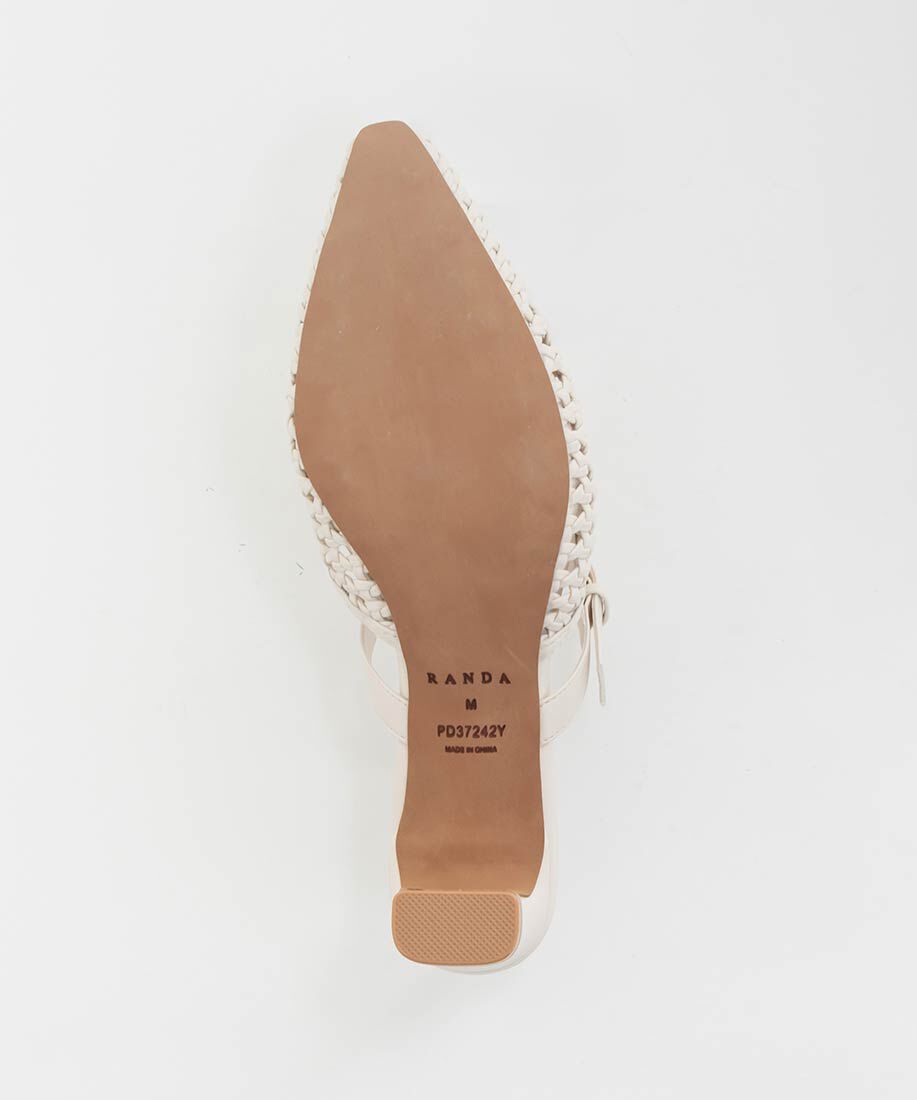  「メッシュストラップミュールパンプス」|パンプス|