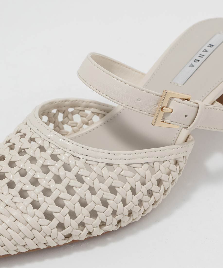  「メッシュストラップミュールパンプス」|パンプス|