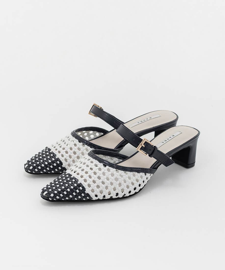  「メッシュストラップミュールパンプス」|パンプス|