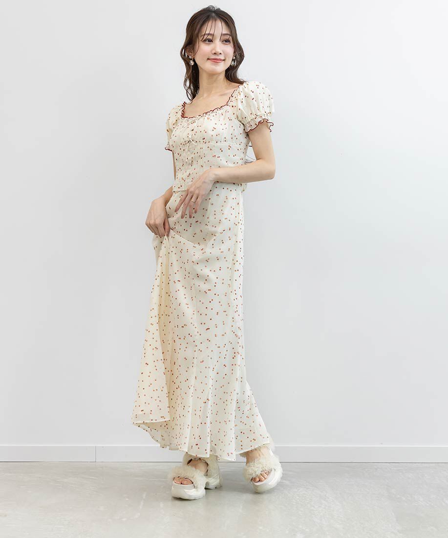  「ボリュームチュールフリルスポーツサンダル」|サンダル|