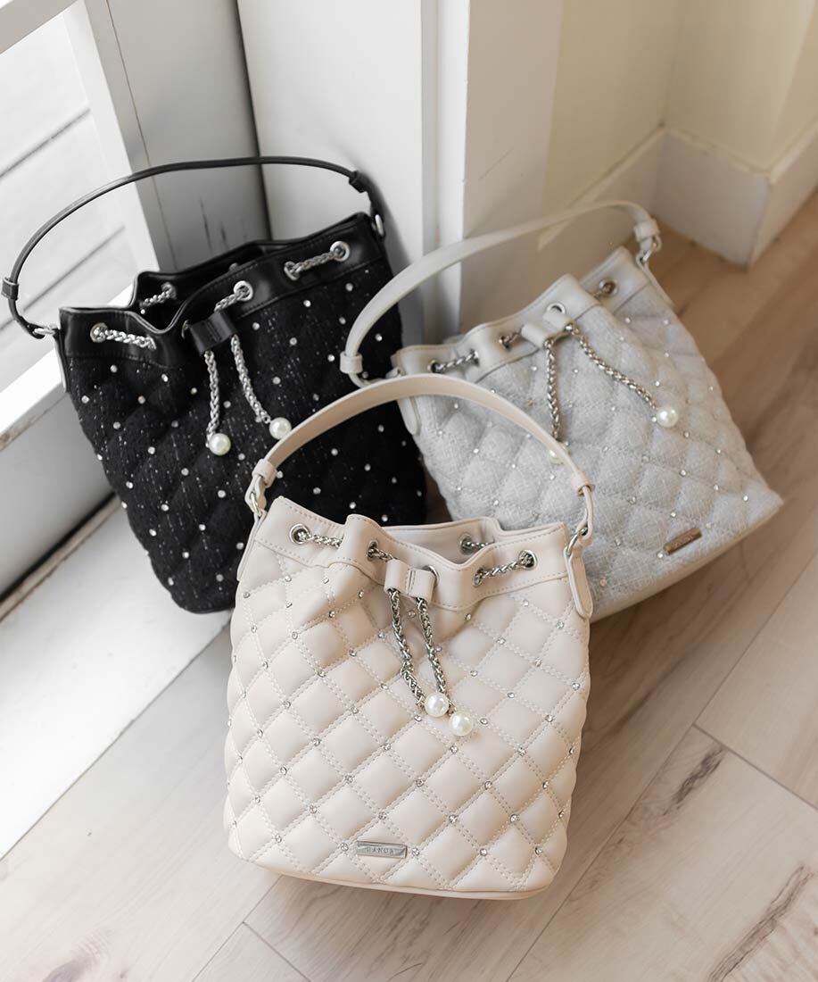  「2WAY ビジューキルティングショルダーバッグ」|ショルダー・メッセンジャー|