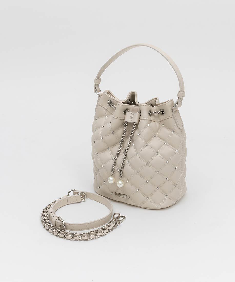  「2WAY ビジューキルティングショルダーバッグ」|ショルダー・メッセンジャー|