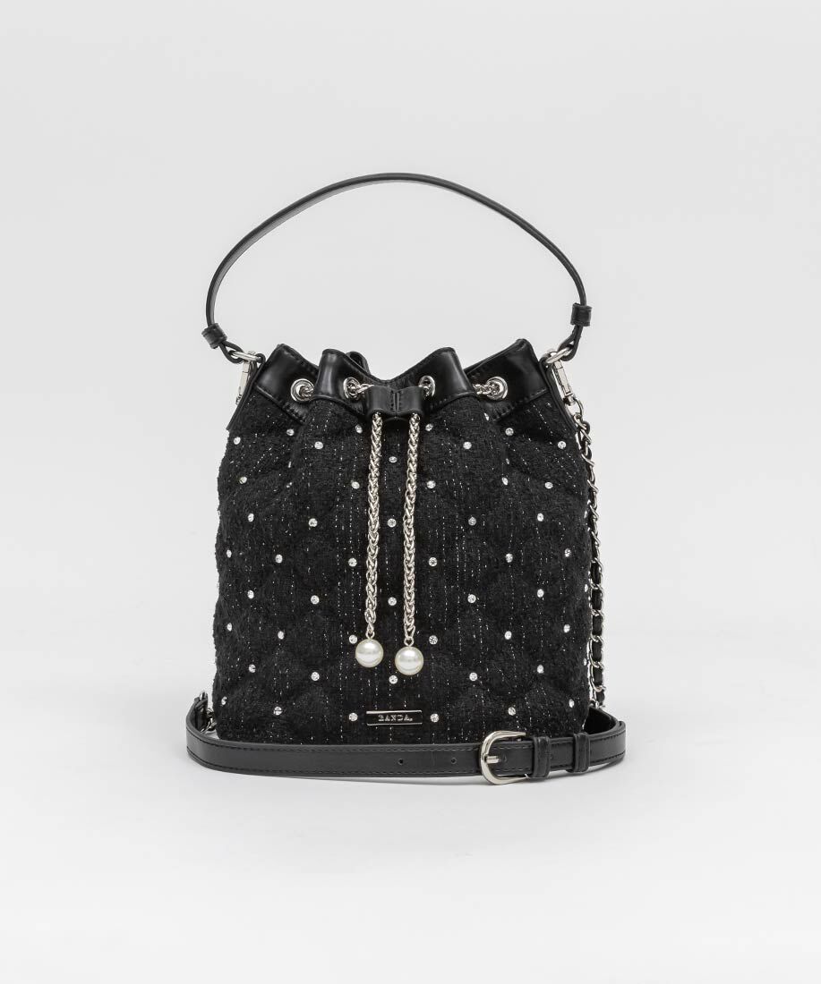  「2WAY ビジューキルティングショルダーバッグ」|ショルダー・メッセンジャー|