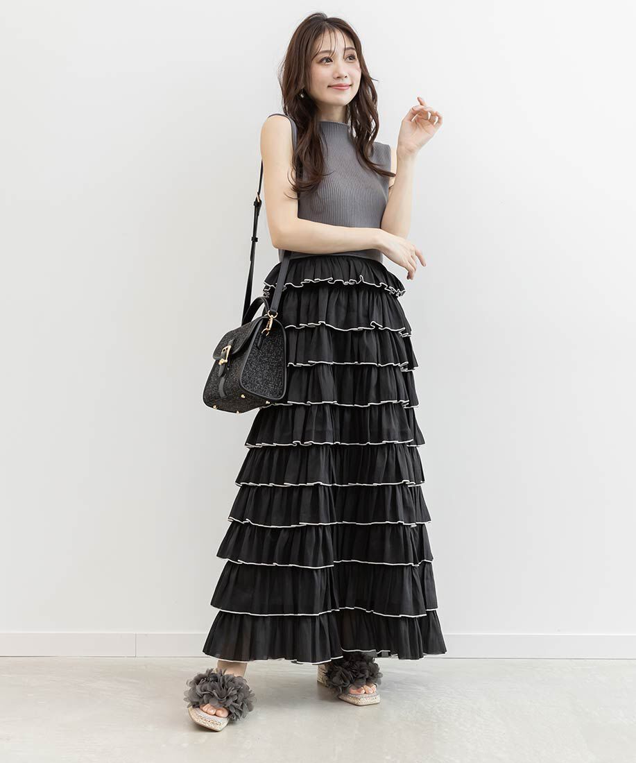  「エアリーフラワーミュールサンダル」|パンプス|