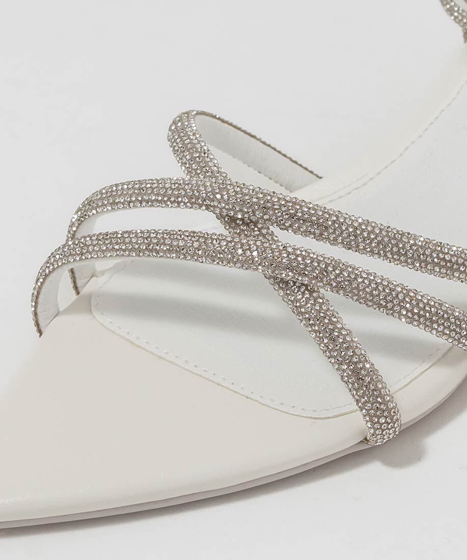  「ビジュークロスストラップサンダル」|サンダル|