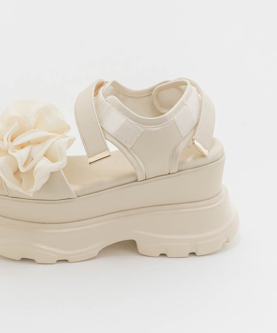  「ボリュームフリルスポーツサンダル」|サンダル|