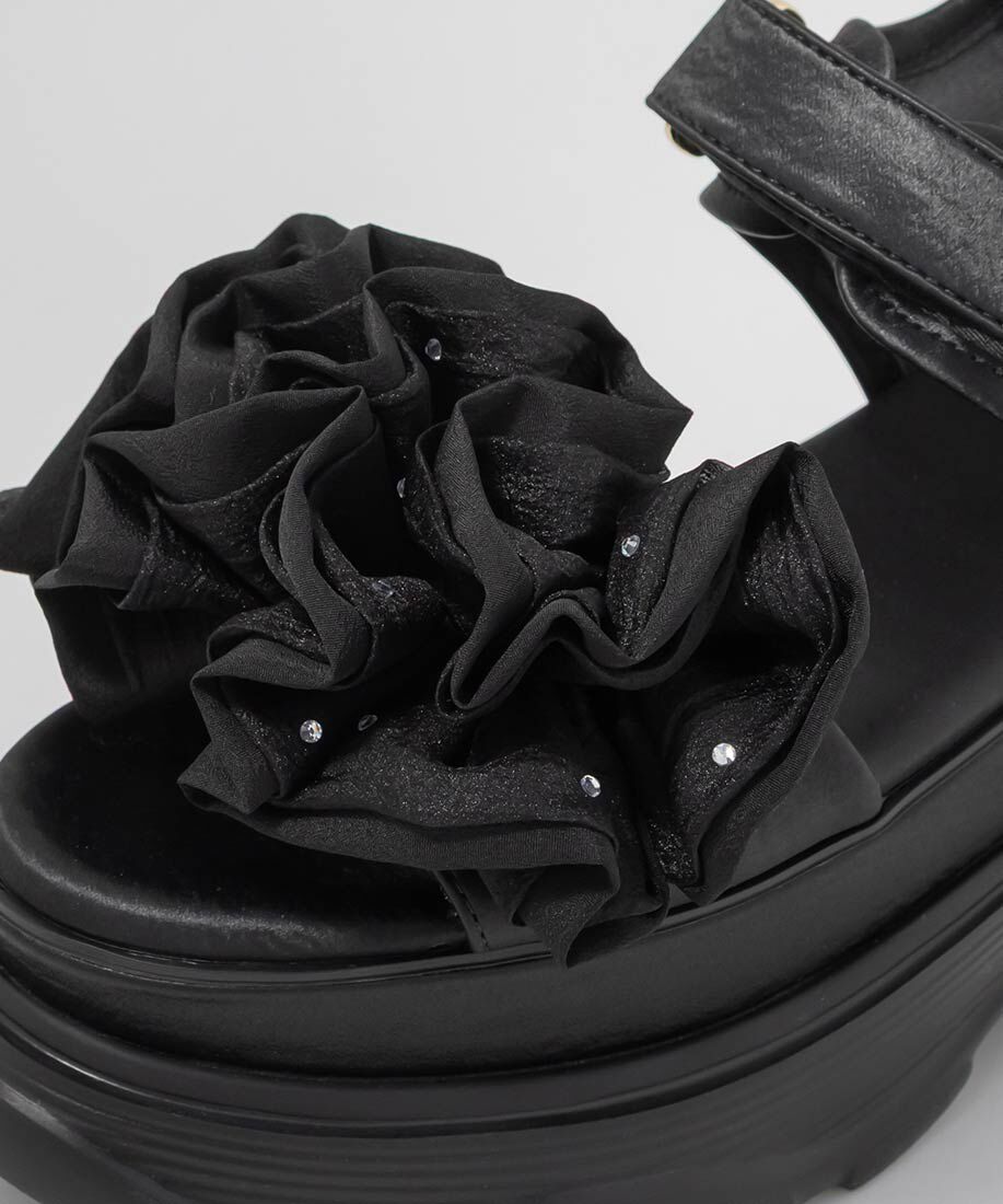  「ボリュームフリルスポーツサンダル」|サンダル|