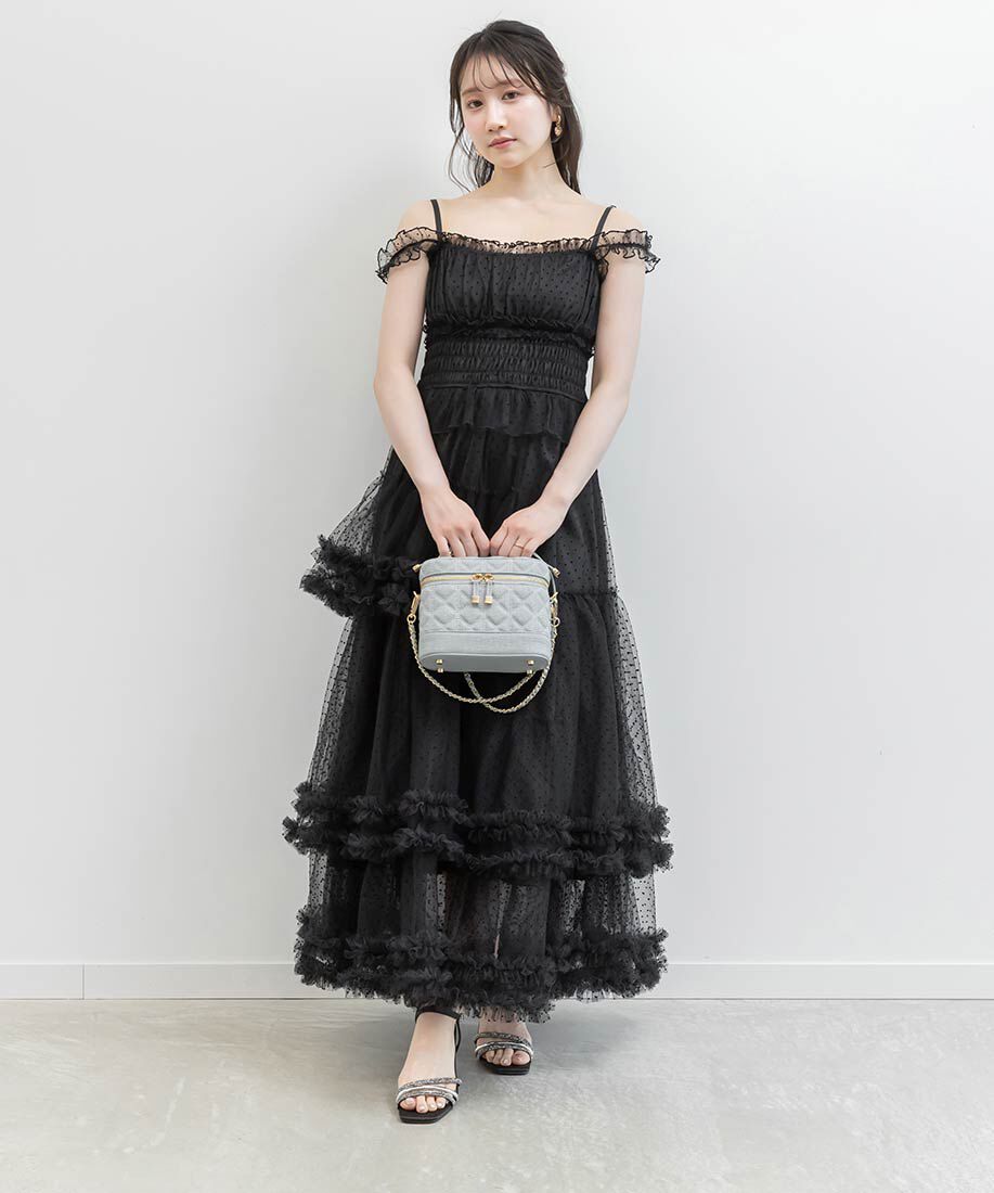  「クリアヒールビジューストラップサンダル」|サンダル|