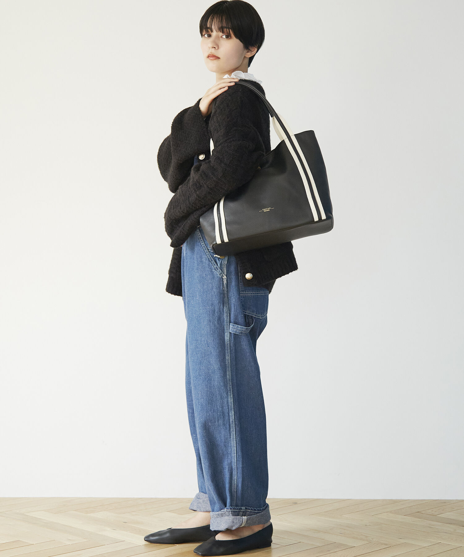 TOPKAPI TREASURE「ソフトシュリンク テープコンビ A4 トート バッグ」|トートバッグ|