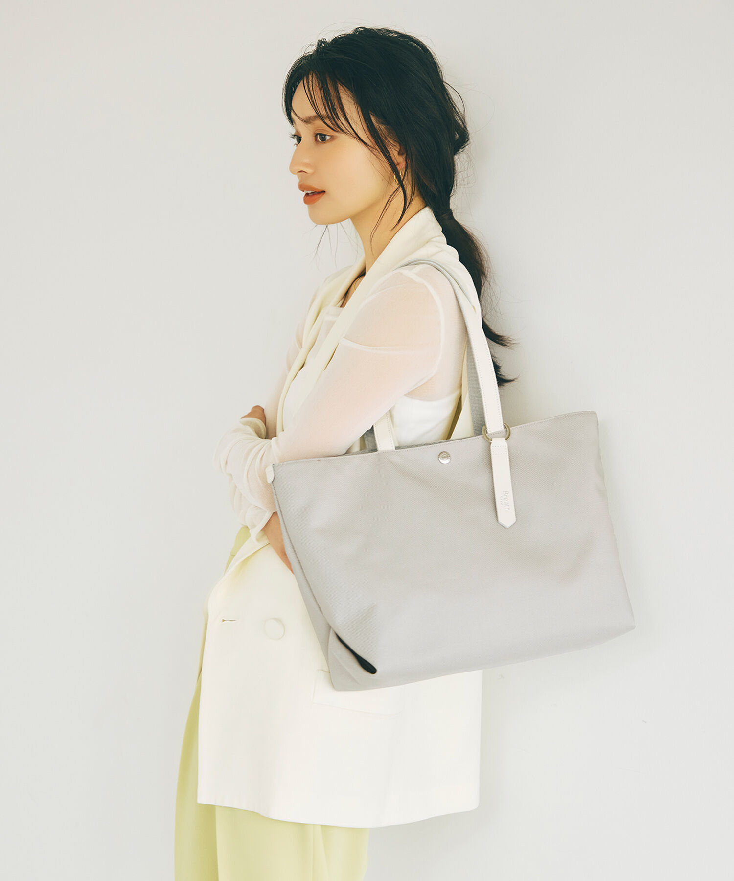 TOPKAPI BREATH「【新色追加】【Breath TOPKAPI】Aerial エアリアル ナイロン カラーストラップ付き A4 トートバッグ /軽量」|トートバッグ|