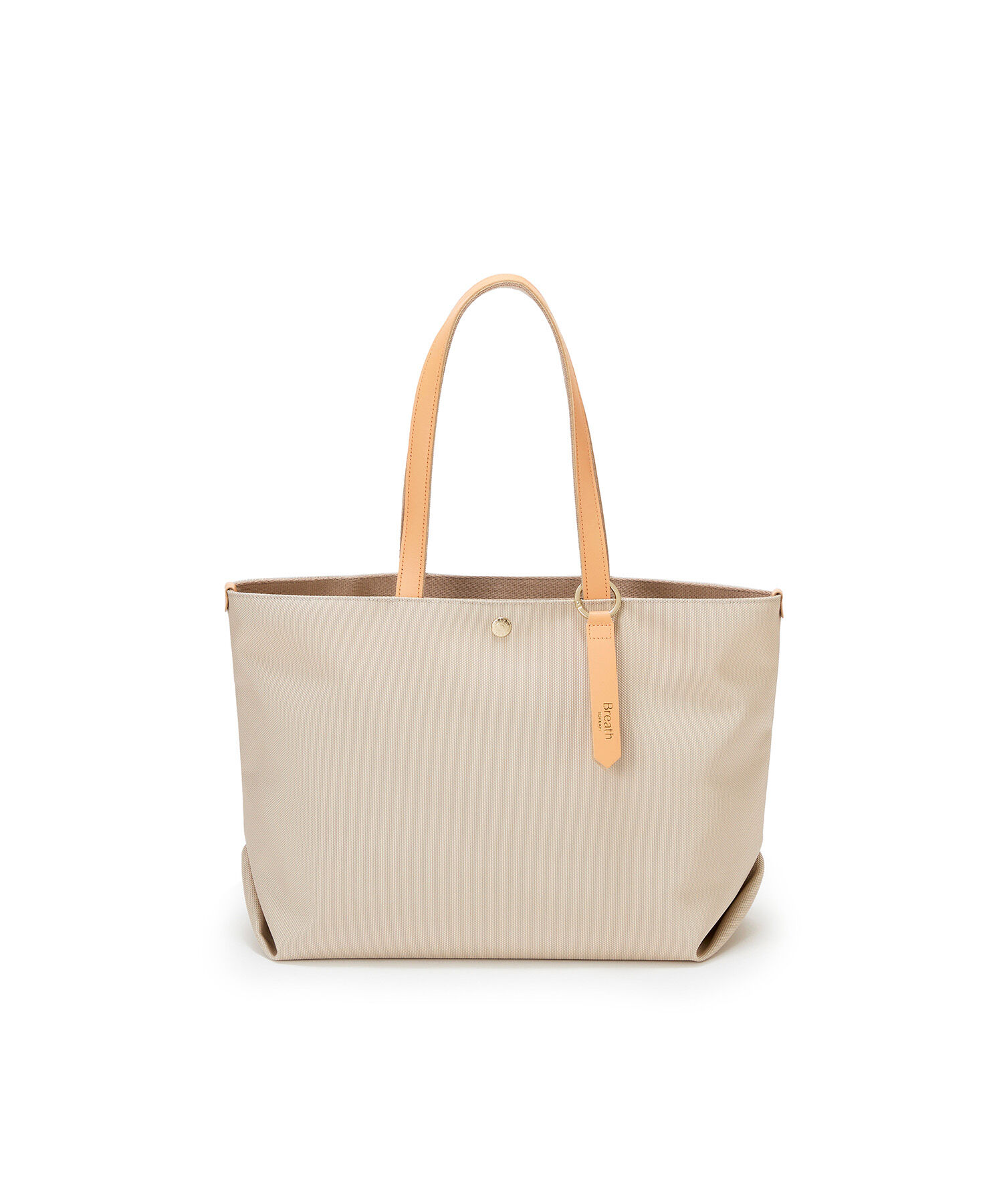 TOPKAPI BREATH「【新色追加】【Breath TOPKAPI】Aerial エアリアル ナイロン カラーストラップ付き A4 トートバッグ /軽量」|トートバッグ|ライトベージュ