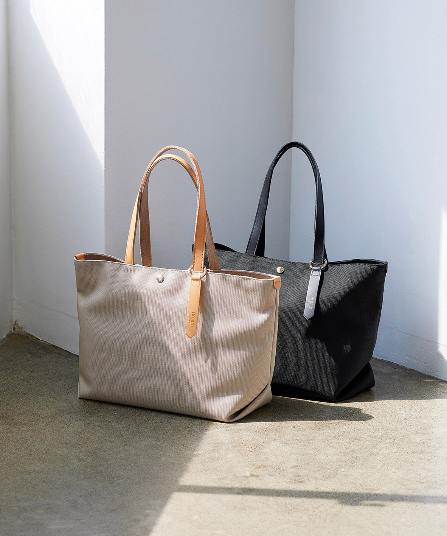 TOPKAPI BREATH「【新色追加】【Breath TOPKAPI】Aerial エアリアル ナイロン カラーストラップ付き A4 トートバッグ /軽量」|トートバッグ|