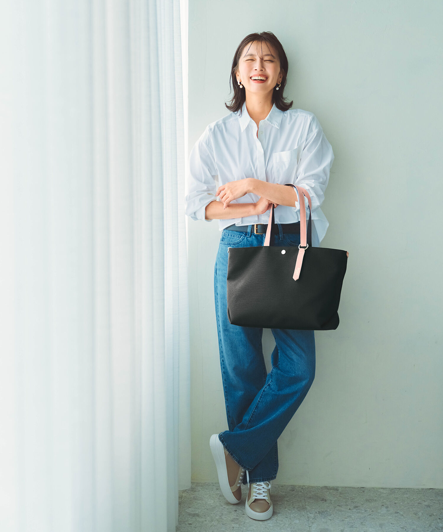 TOPKAPI BREATH「【新色追加】【Breath TOPKAPI】Aerial エアリアル ナイロン カラーストラップ付き A4 トートバッグ /軽量」|トートバッグ|