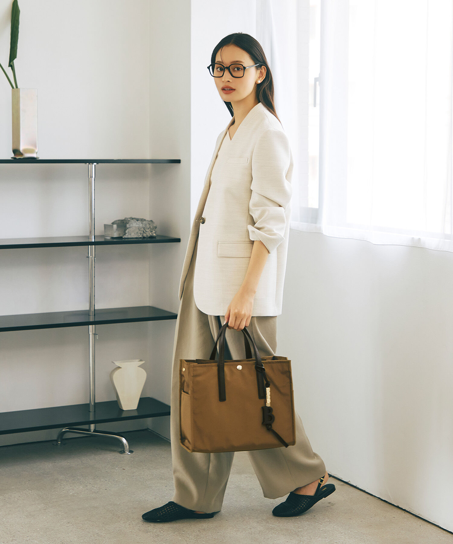 TOPKAPI BREATH「【Breath TOPKAPI】撥水 マルチway スクエア A4 トートバッグ / 10ポケット」|トートバッグ|