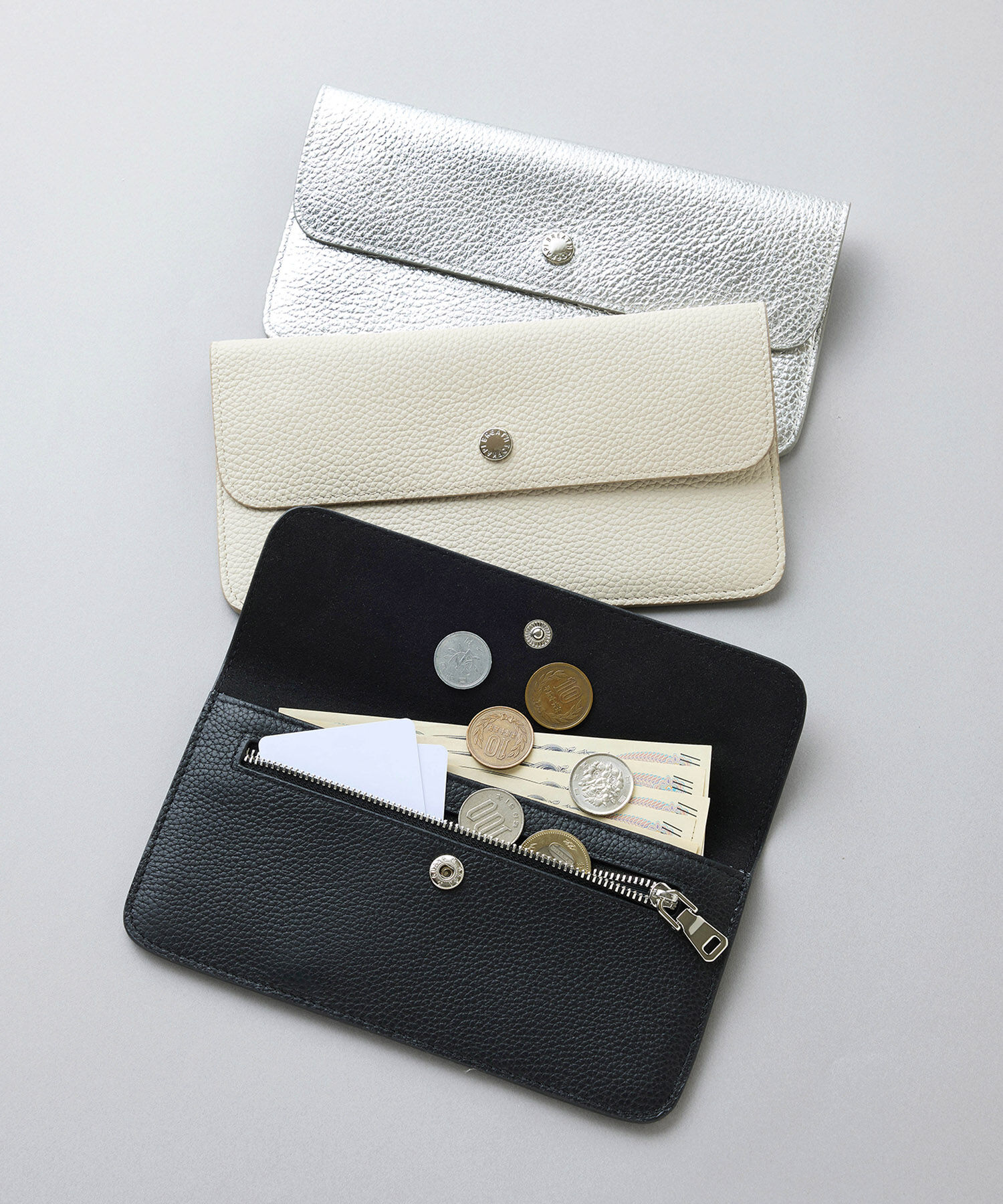 TOPKAPI BREATH「【Breath TOPKAPI】シュリンクレザー 長財布 /10ポケット/薄型/軽量」|財布|