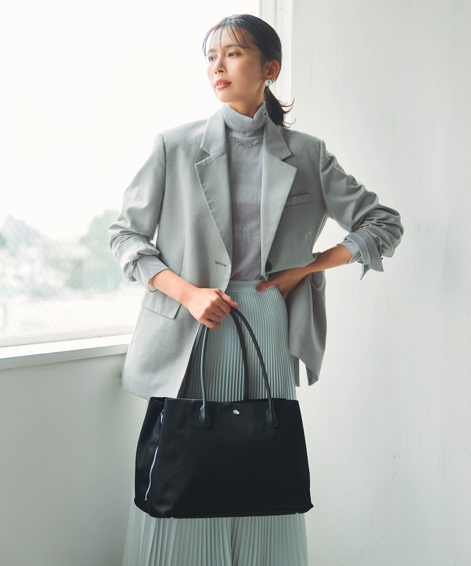 TOPKAPI BREATH「【Breath TOPKAPI】ALINE アライン ナイロン ボストン トートバッグ　A4 / 軽量 / 旅行 / 出張 / 通勤」|ボストンバッグ|