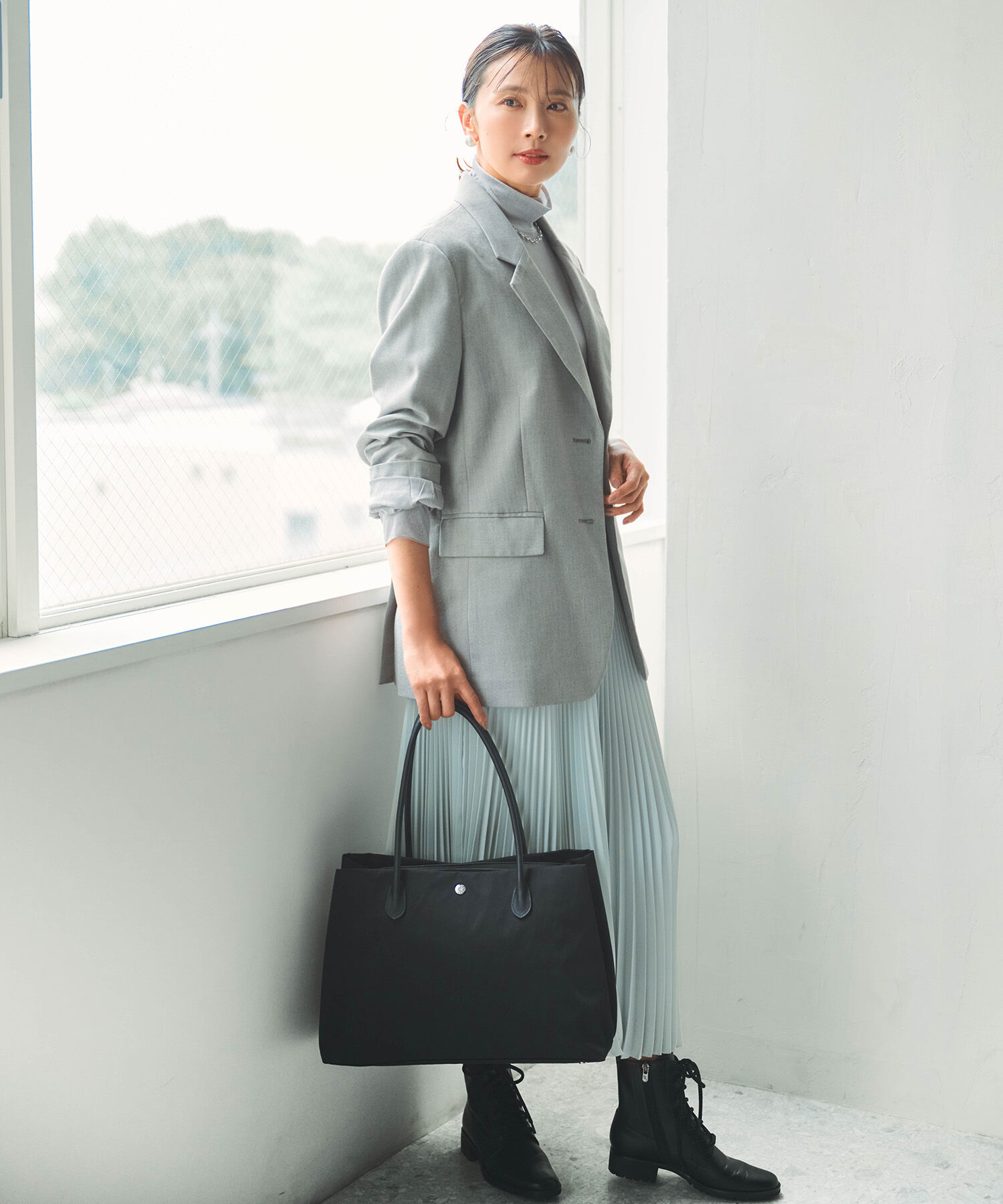 TOPKAPI BREATH「【Breath TOPKAPI】ALINE アライン ナイロン ボストン トートバッグ　A4 / 軽量 / 旅行 / 出張 / 通勤」|ボストンバッグ|