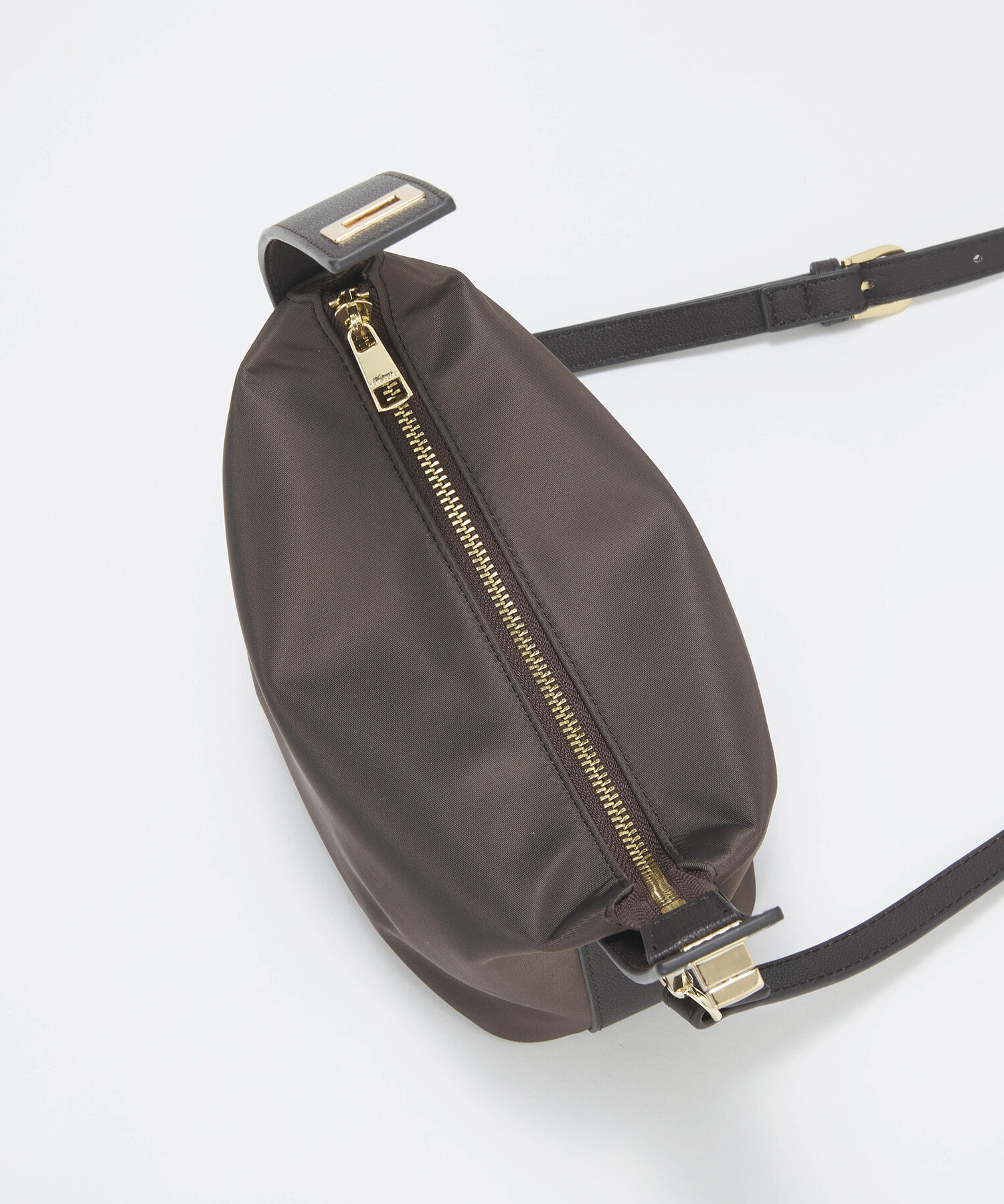 TOPKAPI TREASURE「【TREASURE TOPKAPI】ナイロン レザーコンビ ハンドルオープン ミニ ショルダーバッグ 」|ショルダー・メッセンジャー|