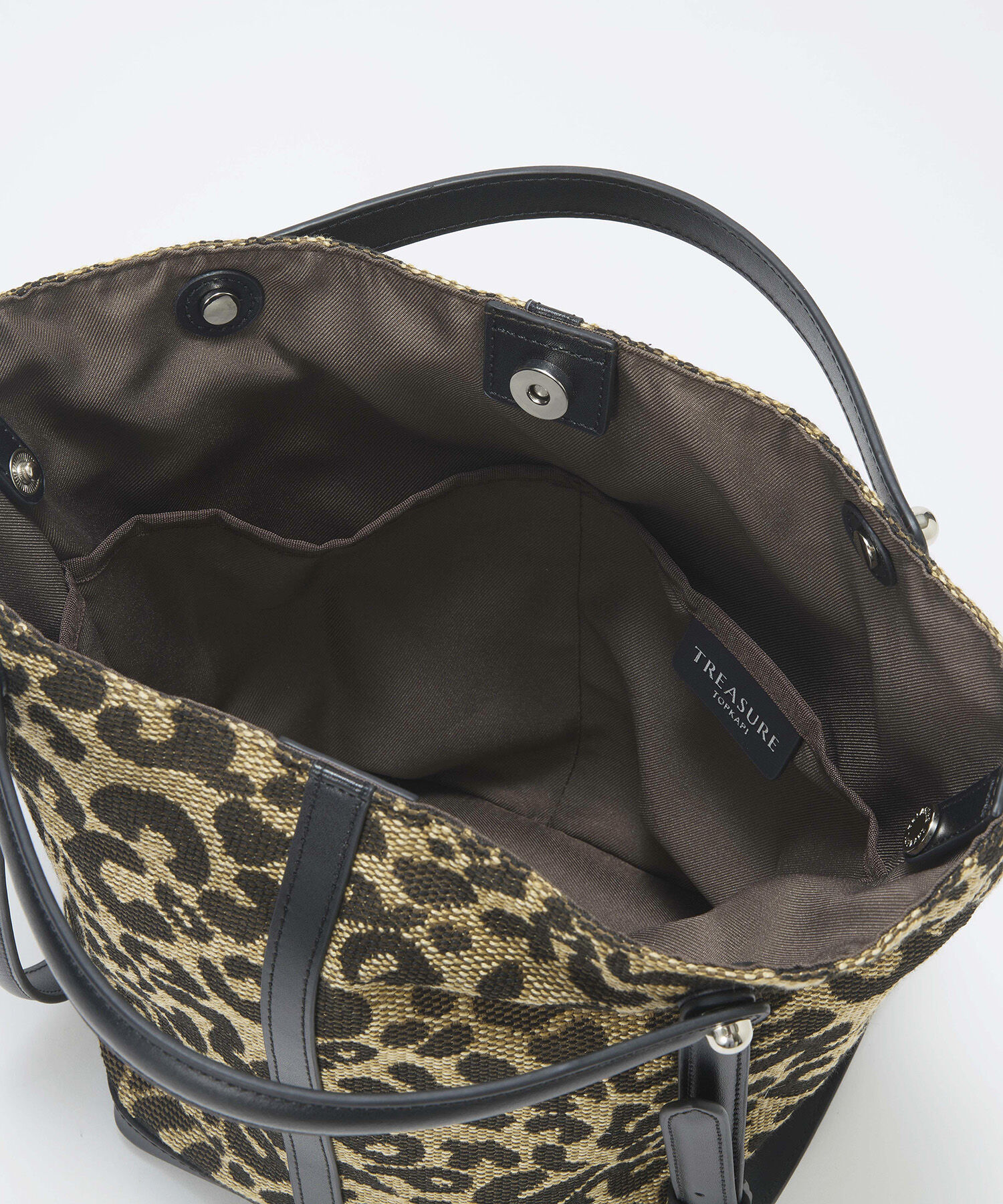 TOPKAPI TREASURE「【TREASURE TOPKAPI】2way チェンジング トートバッグ レース/レオパード」|トートバッグ|