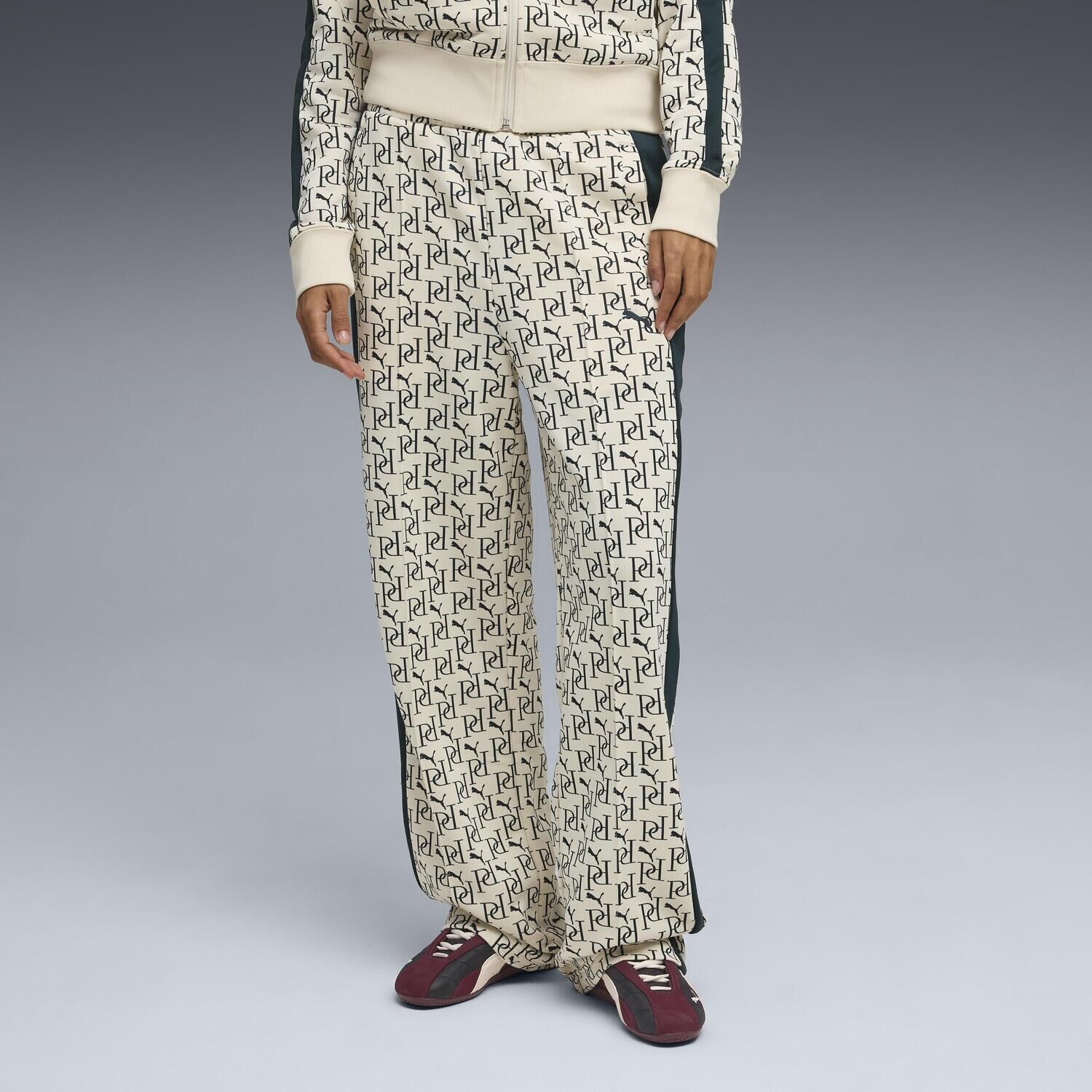 PUMA「【PUMA ｳｪｱ】W T7 AOP STRAIGHT TRACK PANTS」|チノ|