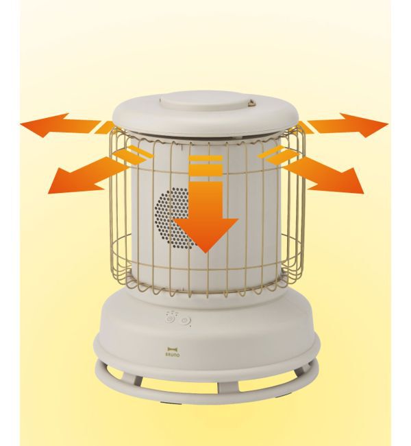 BRUNO「全方位型ファンヒーター Classic Stove」|電化製品|