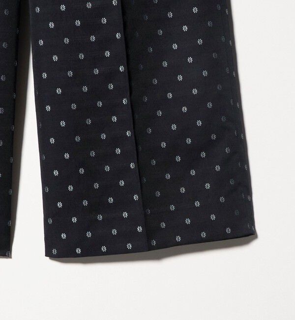 UNITED ARROWS「フラワー ジャガード 2タック ワイドパンツ ‐ウォッシャブル‐」|その他|