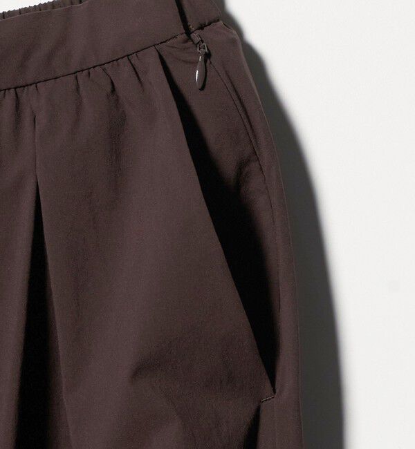 UNITED ARROWS「ギャザー フレア パンツ ‐ウォッシャブル‐」|チノ|