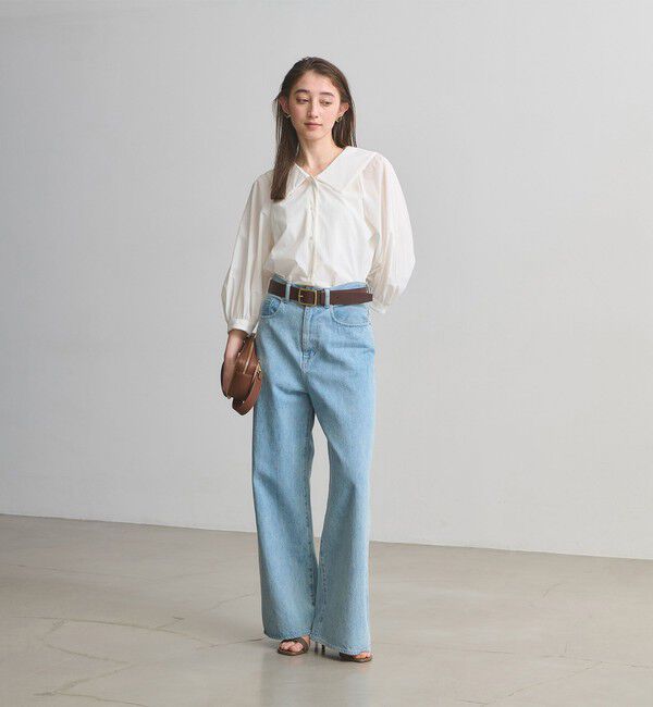 UNITED ARROWS「ビック カラー ブラウス ‐ウォッシャブル‐」|シャツ・ブラウス|