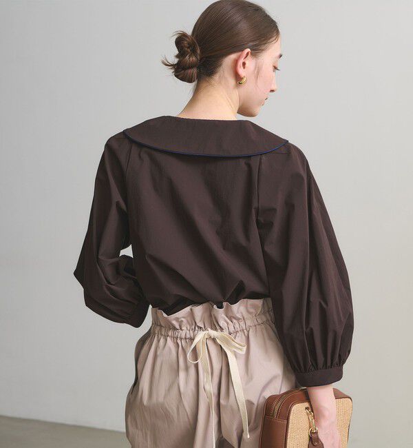 UNITED ARROWS「ビック カラー ブラウス ‐ウォッシャブル‐」|シャツ・ブラウス|