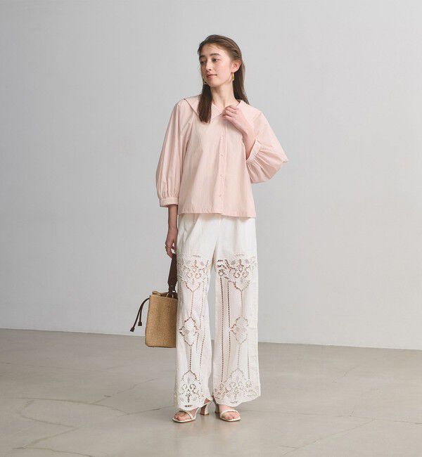 UNITED ARROWS「ビック カラー ブラウス ‐ウォッシャブル‐」|シャツ・ブラウス|