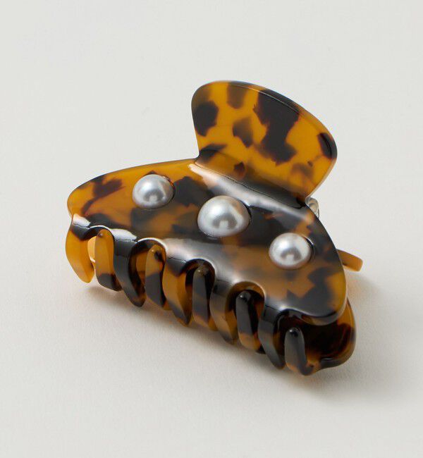 UNITED ARROWS green label relaxing「＜SUI AVA＞ヘアクリップ S （ホワイトモチーフ）」|ヘアバンド|MD.BROWN