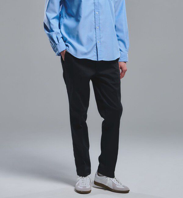 UNITED ARROWS green label relaxing「TC サテン スマートレッグ S1 パンツ -ストレッチ-」|その他|NAVY