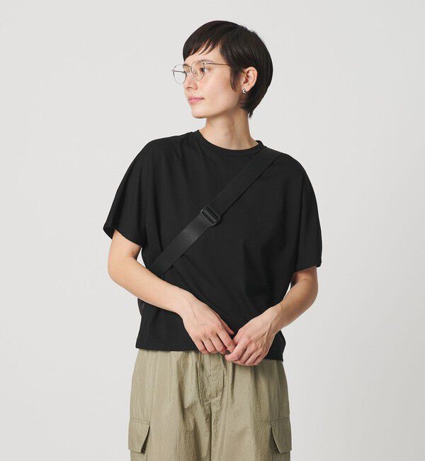 BEAUTY&YOUTH UNITED ARROWS「【WEB限定 Wardrobe DAILY MINIMAL】ドルマンスリーブ Tシャツ」|Tシャツ・カットソー|BLACK