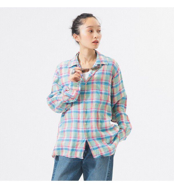 BEAMSBOY「【別注】INDIVIDUALIZED SHIRTS / オープン カラー シャツ」|シャツ・ブラウス|CHECK
