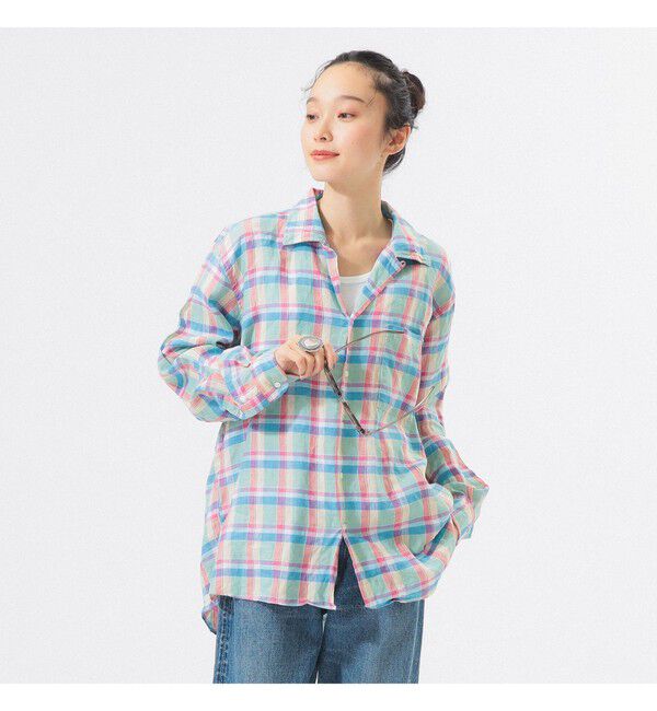 BEAMSBOY「【別注】INDIVIDUALIZED SHIRTS / オープン カラー シャツ」|シャツ・ブラウス|