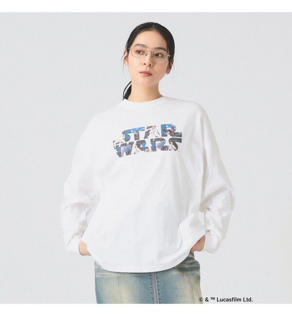 Ray BEAMS 「【別注】GOOD ROCK SPEED / STAR WARS / ロングスリーブ Tシャツ」|Tシャツ・カットソー|WHITE