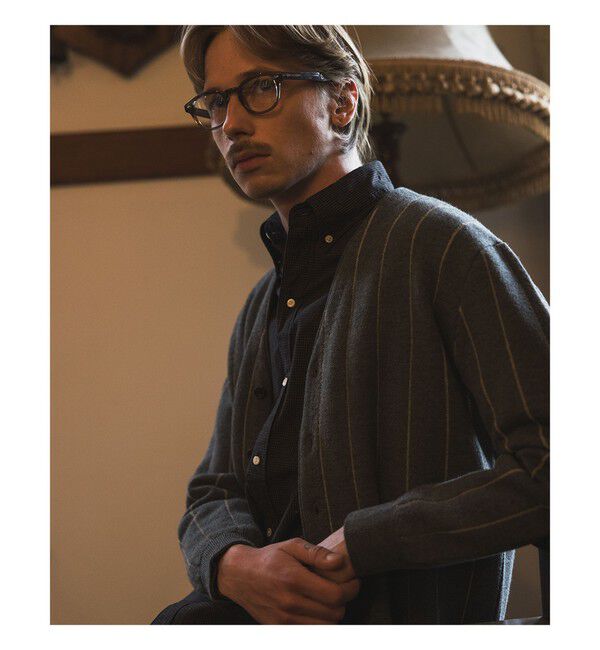 BEAMS PLUS「Banker Stripe Cardigan」|ニット・セーター|