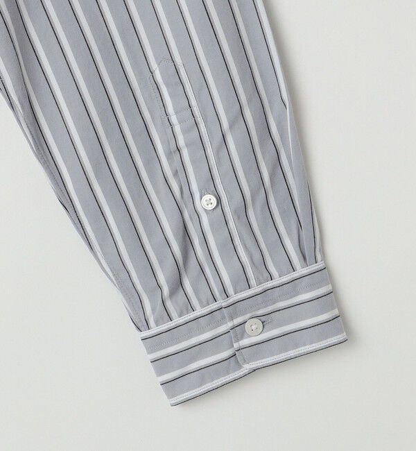 SHIPS any「SHIPS any: ストライプ / ソリッド リラックス バンドカラー シャツ 25AW◇」|シャツ・ブラウス|