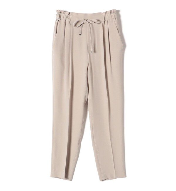 SHIPS for women「〈接触冷感 / 手洗い可能〉アセテート混 バックサテン テーパード パンツ」|その他|