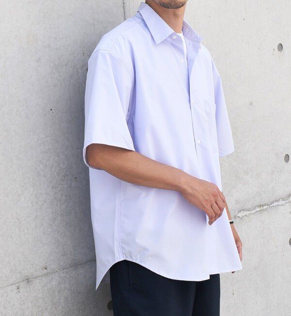 SHIPS any「SHIPS any: オーバーサイズ カラーパレット ハーフスリーブ シャツ◇」|シャツ・ブラウス|