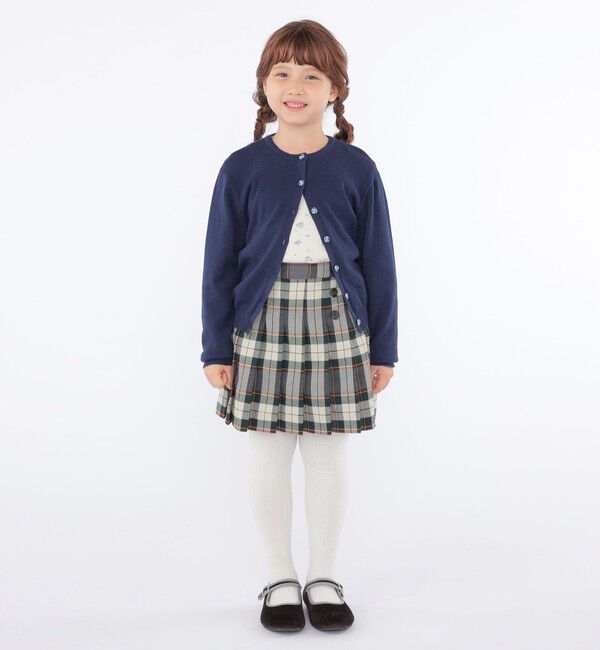 SHIPS KIDS「SHIPS KIDS:100～130cm / フラワー テキスタイル 長袖 TEE」|Tシャツ・カットソー|