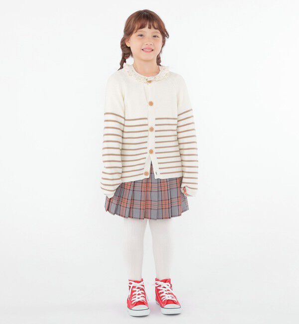 SHIPS KIDS「SHIPS KIDS:100～130cm / フラワー テキスタイル 長袖 TEE」|Tシャツ・カットソー|