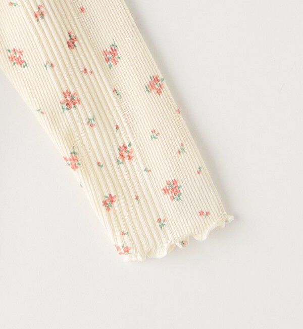 SHIPS KIDS「SHIPS KIDS:100～130cm / フラワー テキスタイル 長袖 TEE」|Tシャツ・カットソー|