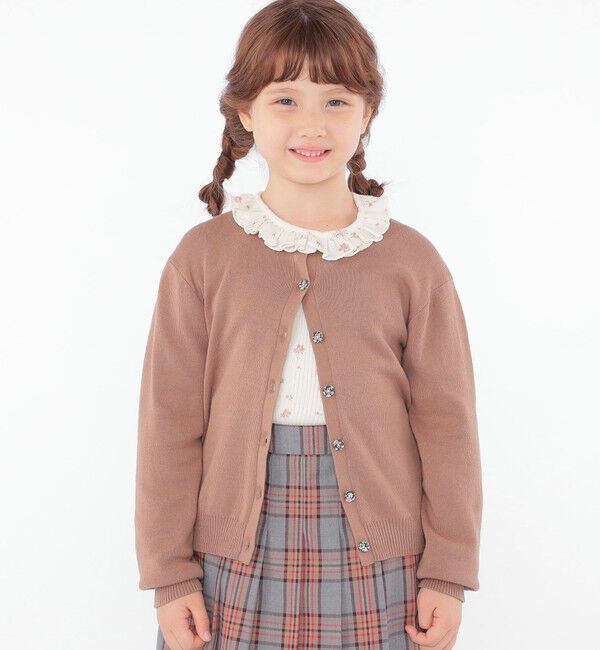 SHIPS KIDS「SHIPS KIDS:100～130cm / フラワー テキスタイル 長袖 TEE」|Tシャツ・カットソー|