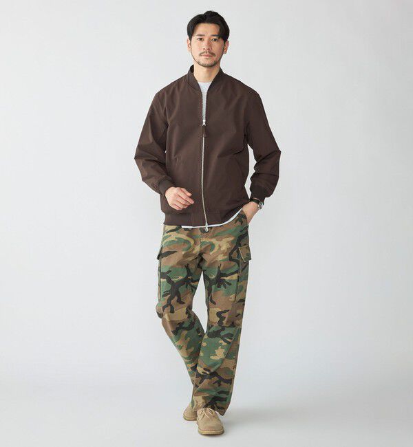 SHIPS「SHIPS:〈撥水加工〉CORDURA(R) ナイロン ジップアップ ブルゾン」|ブルゾン・スタジャン|