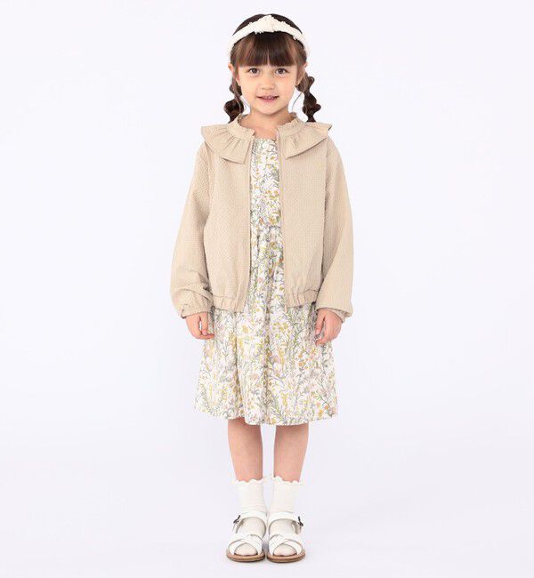 SHIPS KIDS「SHIPS KIDS:100～130cm / リバティ 半袖 ワンピース」|ワンピース|