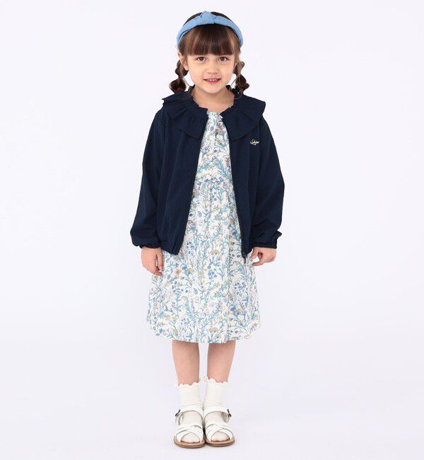 SHIPS KIDS「SHIPS KIDS:100～130cm / リバティ 半袖 ワンピース」|ワンピース|