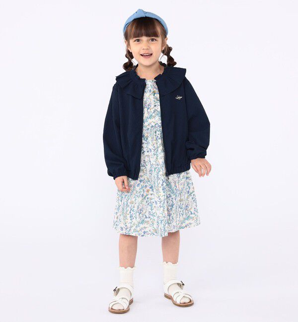 SHIPS KIDS「SHIPS KIDS:100～130cm / リバティ 半袖 ワンピース」|ワンピース|