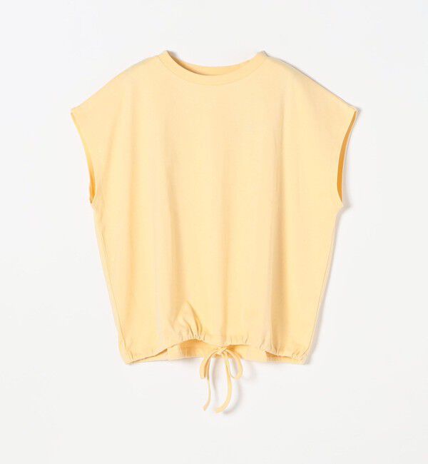 SHIPS any「SHIPS any:〈接触冷感/汗染み防止加工/洗濯機可能〉ドロスト フレンチスリーブ TEE」|Tシャツ・カットソー|